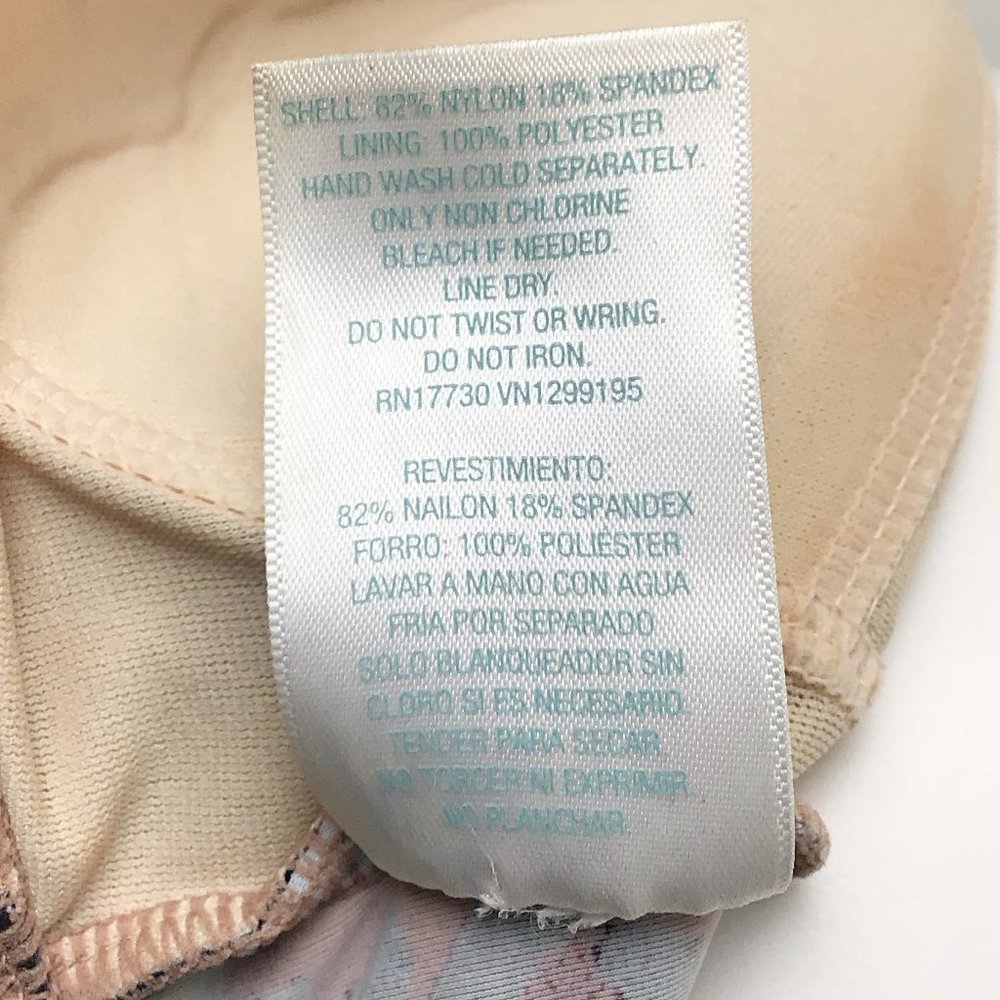 Kona Sol Leopard Gold Ring One Piece Swimsuit - Picture 12 of 13